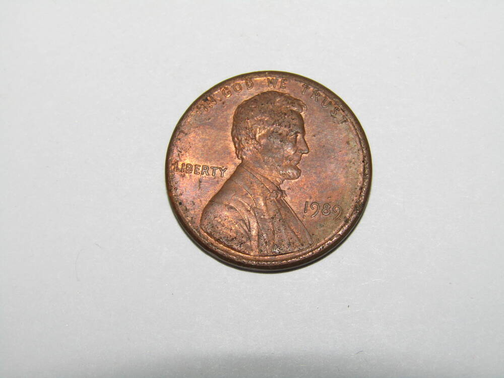 Монета. 1 цент. США.