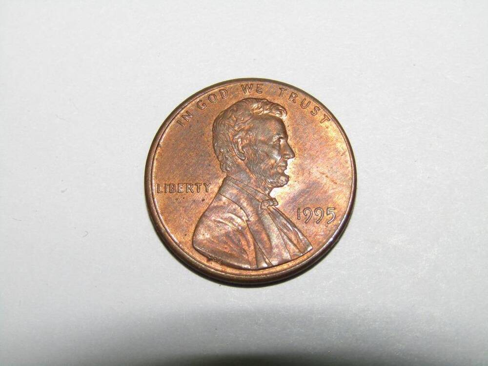 Монета. 1 цент. США.
