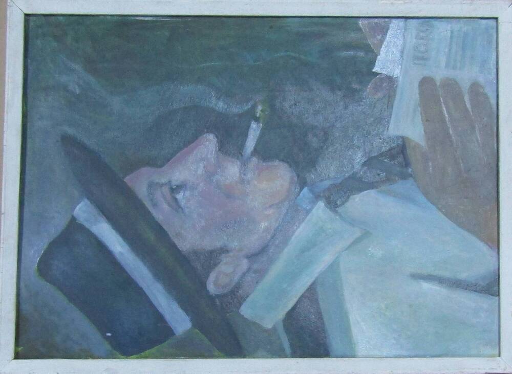 картина Портрет Курникова Н.М., Ахметов Б.Р.,1991 г.