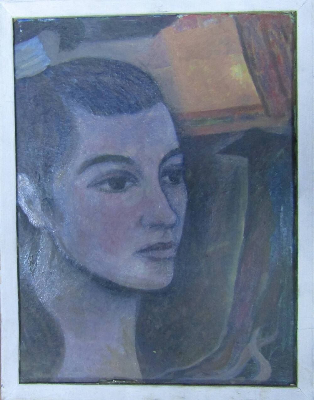 картина Женский портрет Ахметов Б.Р.. 1991 г.
