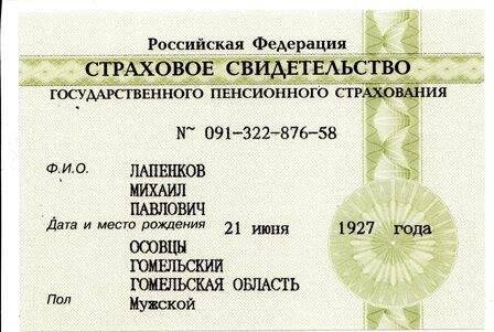 Российская федерация государственного пенсионного страхования. СНИЛС 19851059205 пароль VV!29061959.