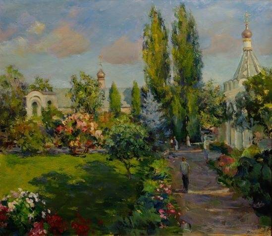 Подворье Акатова монастыря. Картина