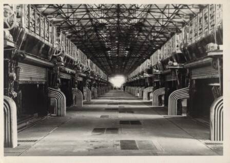 Фотография. Надвоицы. Алюминиевый завод. Цех электролиза. 1960-е годы.