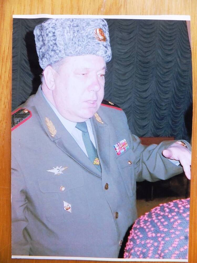 Фото. Усманов Владимир Викторович, военный комиссар Курганской области, 2006 год.