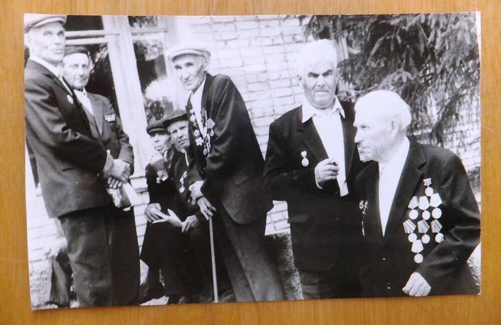 Фото. Во время встречи 50-летнего юбилея Курской дуги, 1993 год.