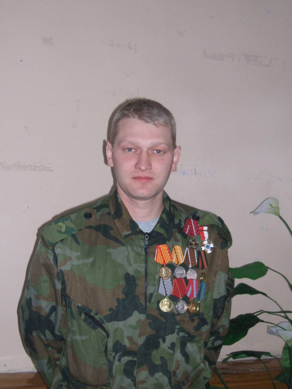 Фотография Солдатенкова Владимира Валерьевича, участника боевых действий в Чеченской Республике.