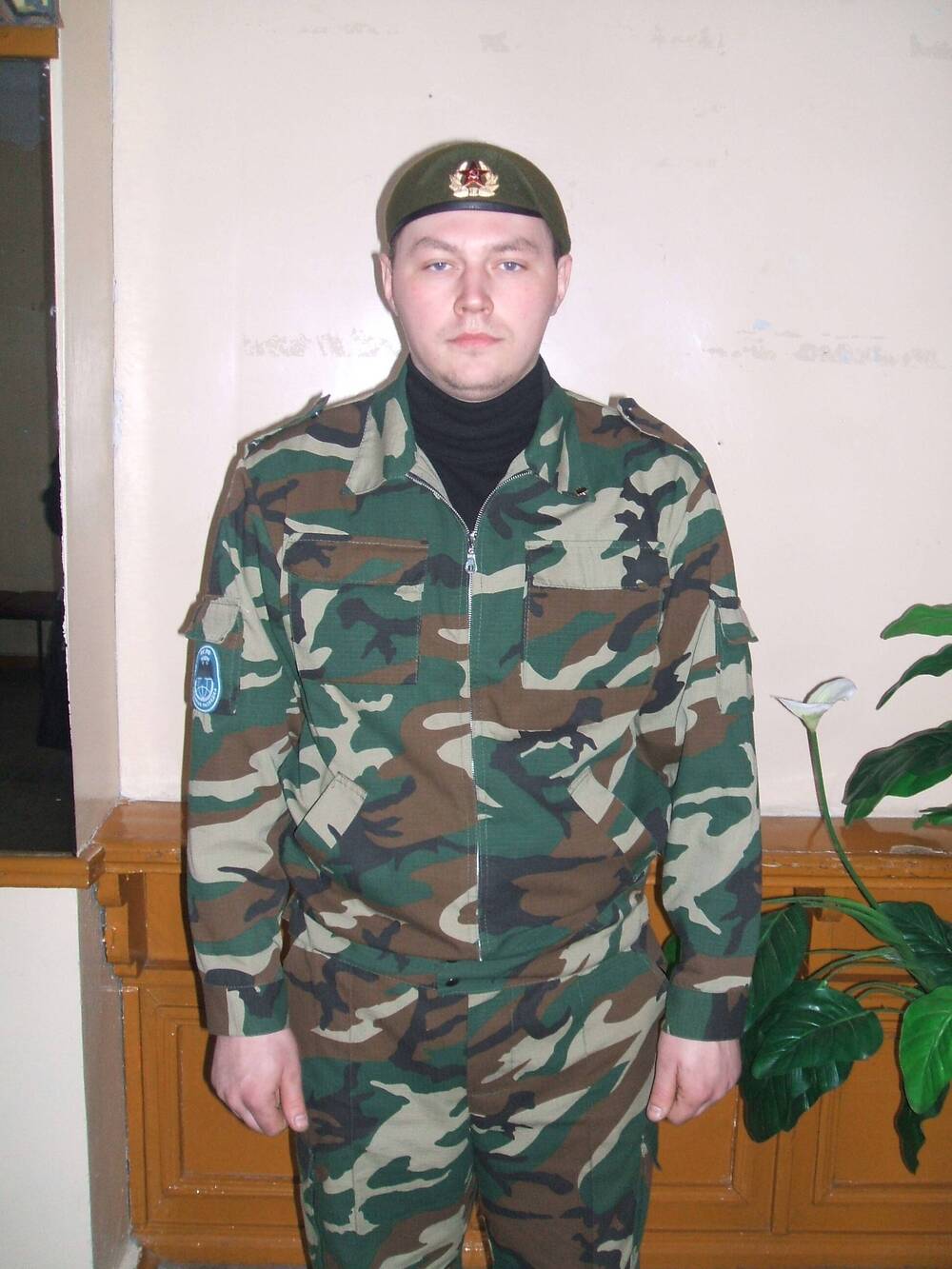 Фотография Семенова Виктора Валерьевича, участника боевых действий в Чеченской Республике.