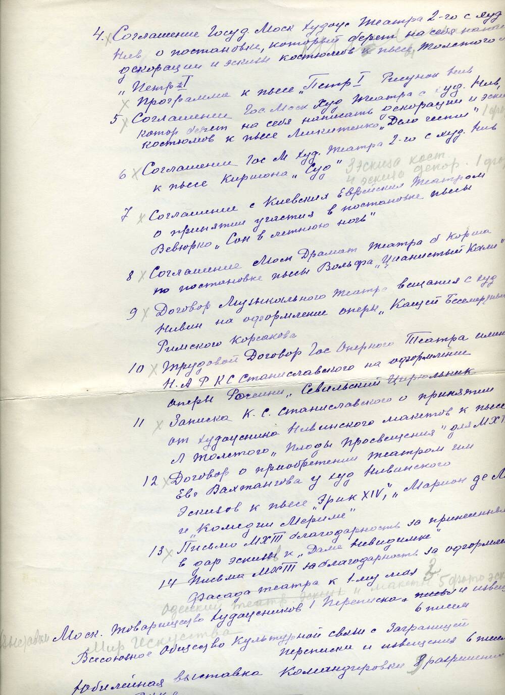 Архивные материалы И.И. Нивинского. 3 страница
