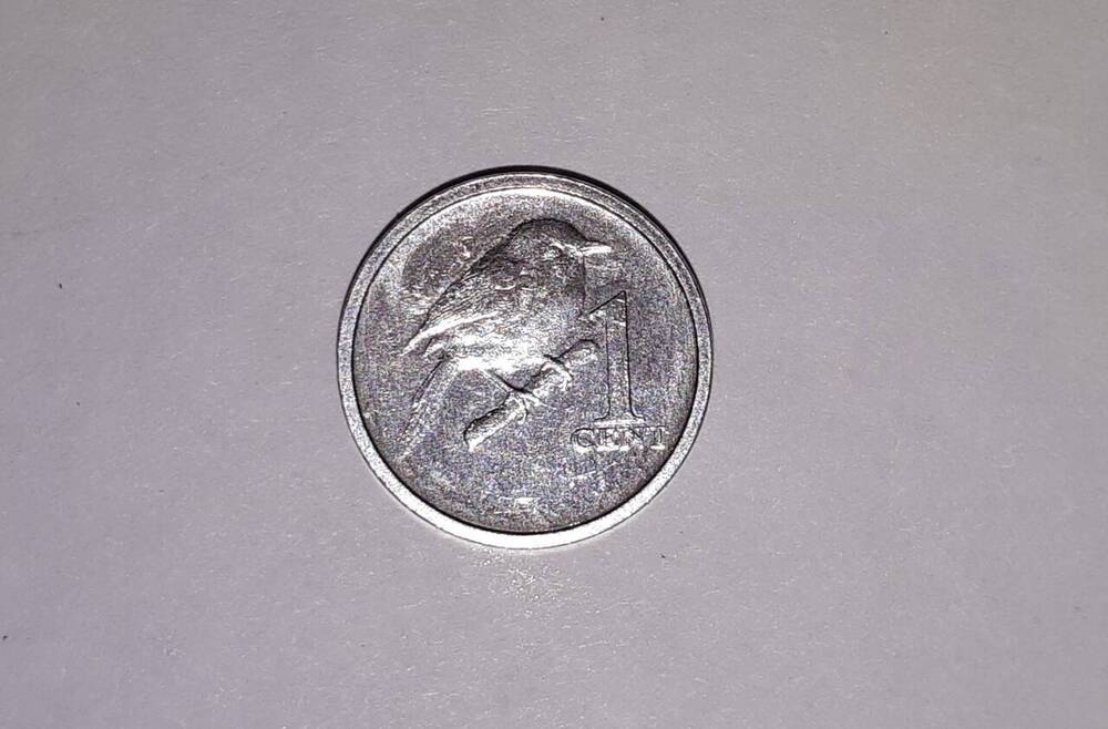 Монета. 1 цент (CENT) 2017 г. острова Кука