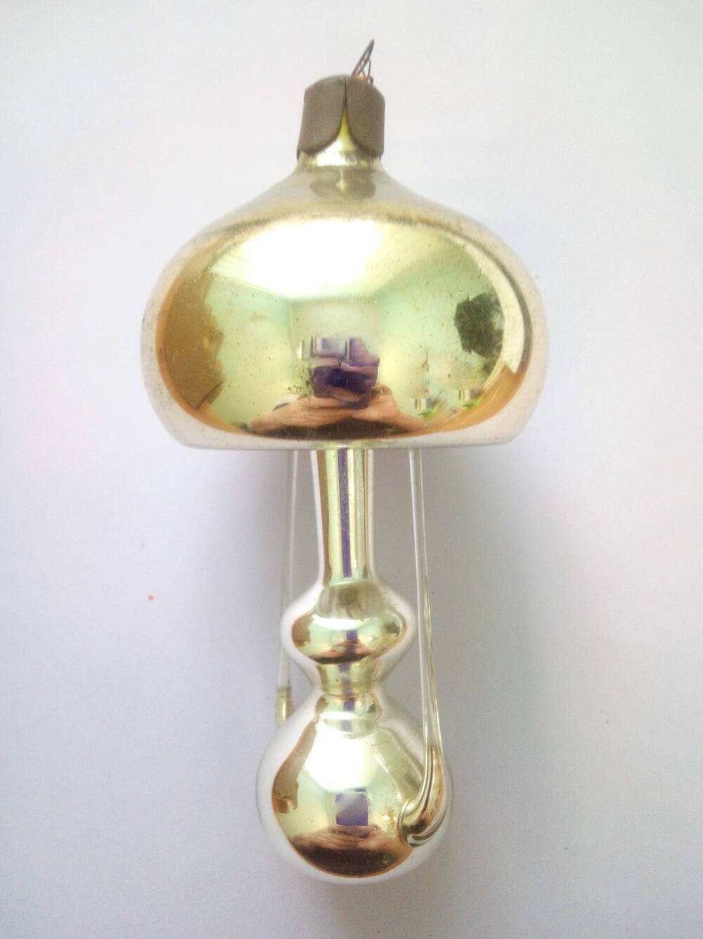 Ёлочная игрушка. Настольная лампа. Из коллекции ёлочных игрушек. 1950-60 гг.