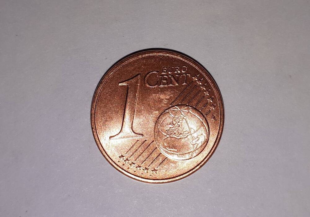 Монета. 1 евро цент (euro/cent), 2018 г., Австрия
