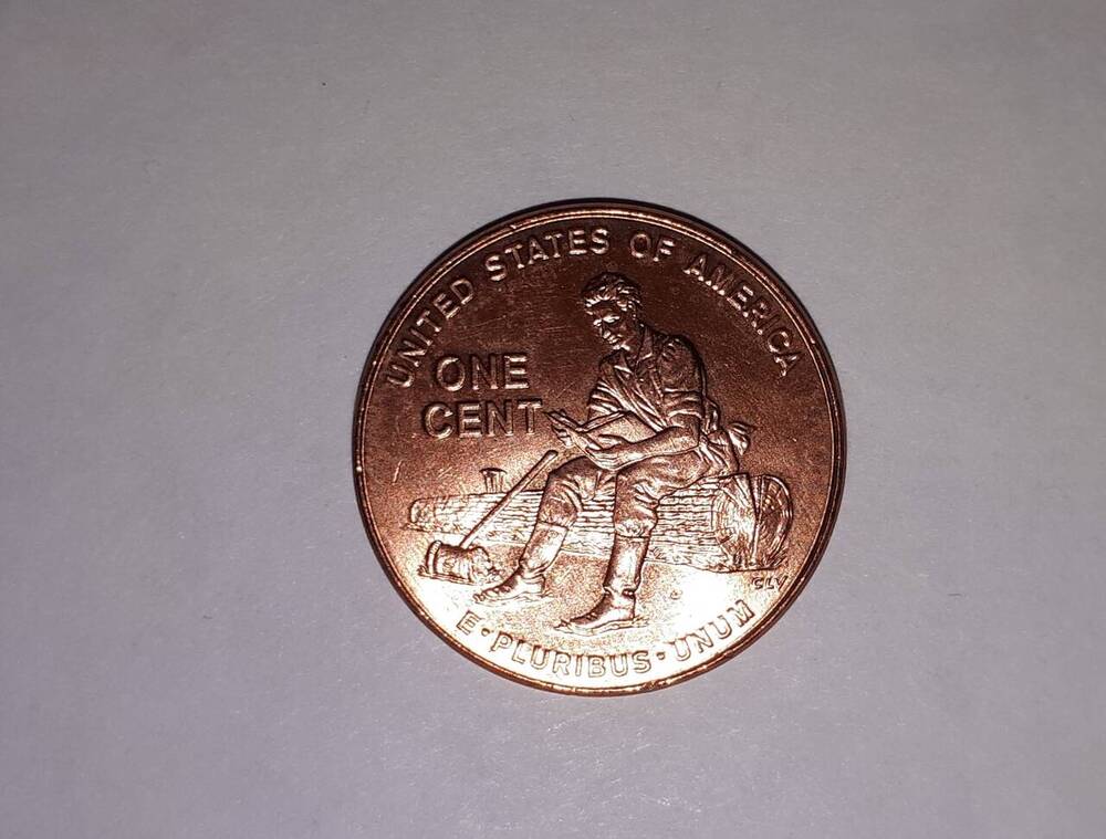 Монета юбилейная. 1 цент (One Cent), 2009 г., США
