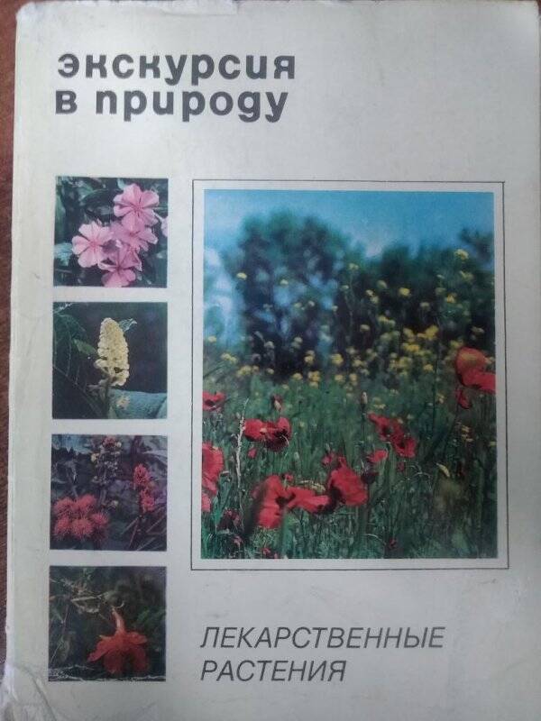 Набор открыток «Экскурсия в природу. Лекарственные растения» - г. Москва: изд. «Планета», 1976 г.