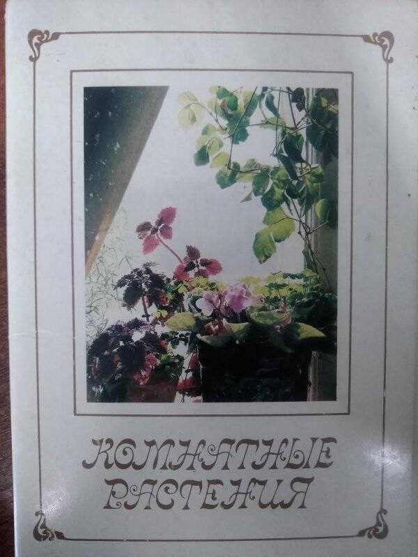 Набор открыток «Комнатные растения» - г. Москва: изд. «Планета», 1986 г.