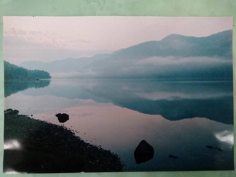 Изобразительный фотоматериал «Телецкое озеро. 6 часов утра»