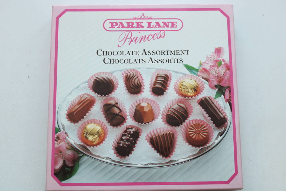 Бонбоньерка из-под шоколадных конфет, ассорти PАRK LANE - PRINCESS.