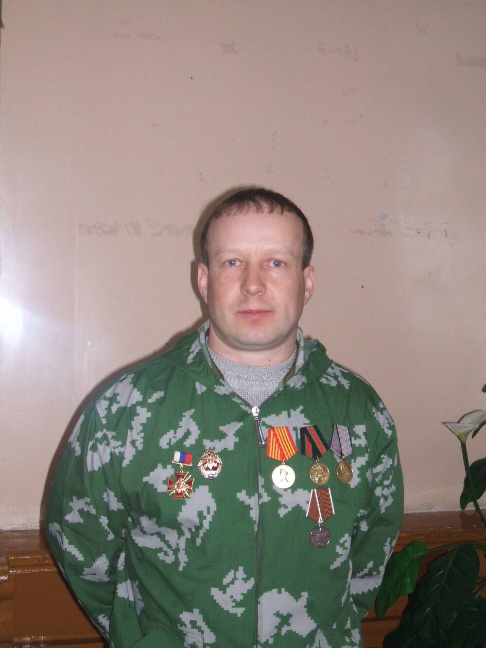 Фотография Шаршакова Александра, участника боевых действий в Чеченской Республике.