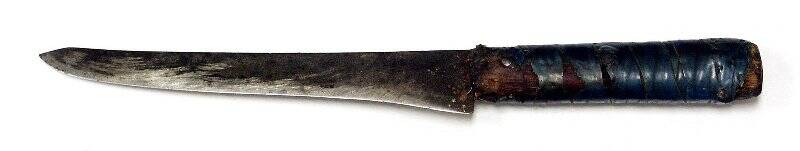 Нож женский большой, хозяйственный (применялся в разделке мяса), из комплекса погребального, женского