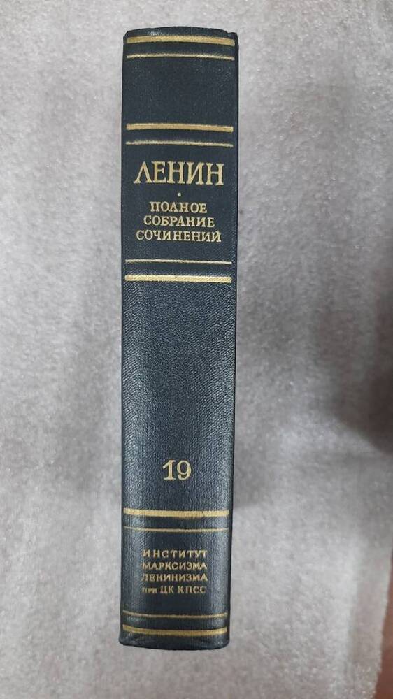 Ленин В. И. Полное собрание сочинений. Том 19