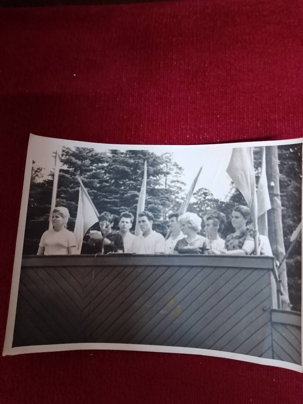 Фото. Празднование дня советской молодёжи в Клинцах 26 июня 1966 г.