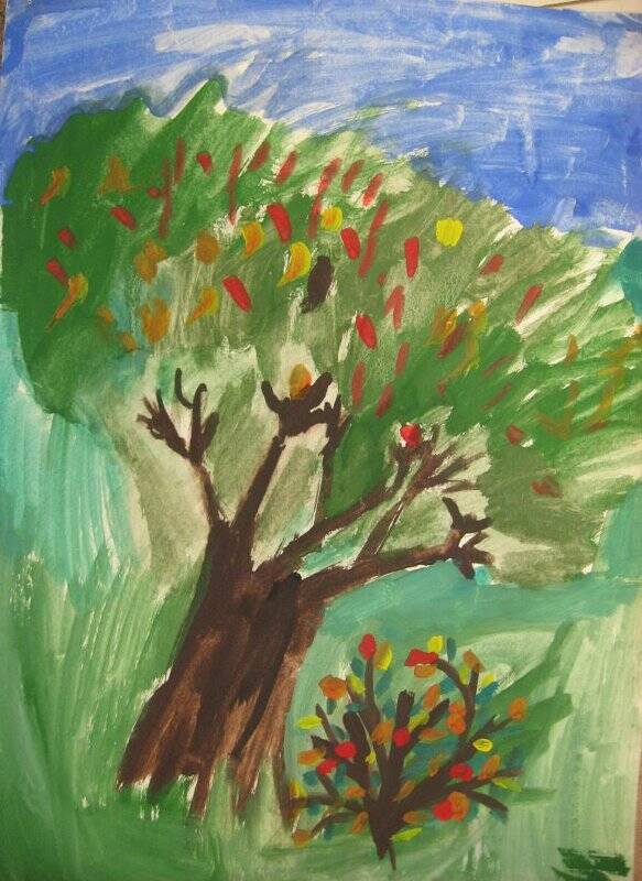 Дерево. Детский рисунок