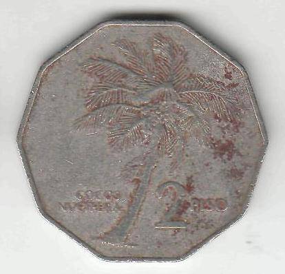 Монета 2 писо 1985 г. Филиппины.