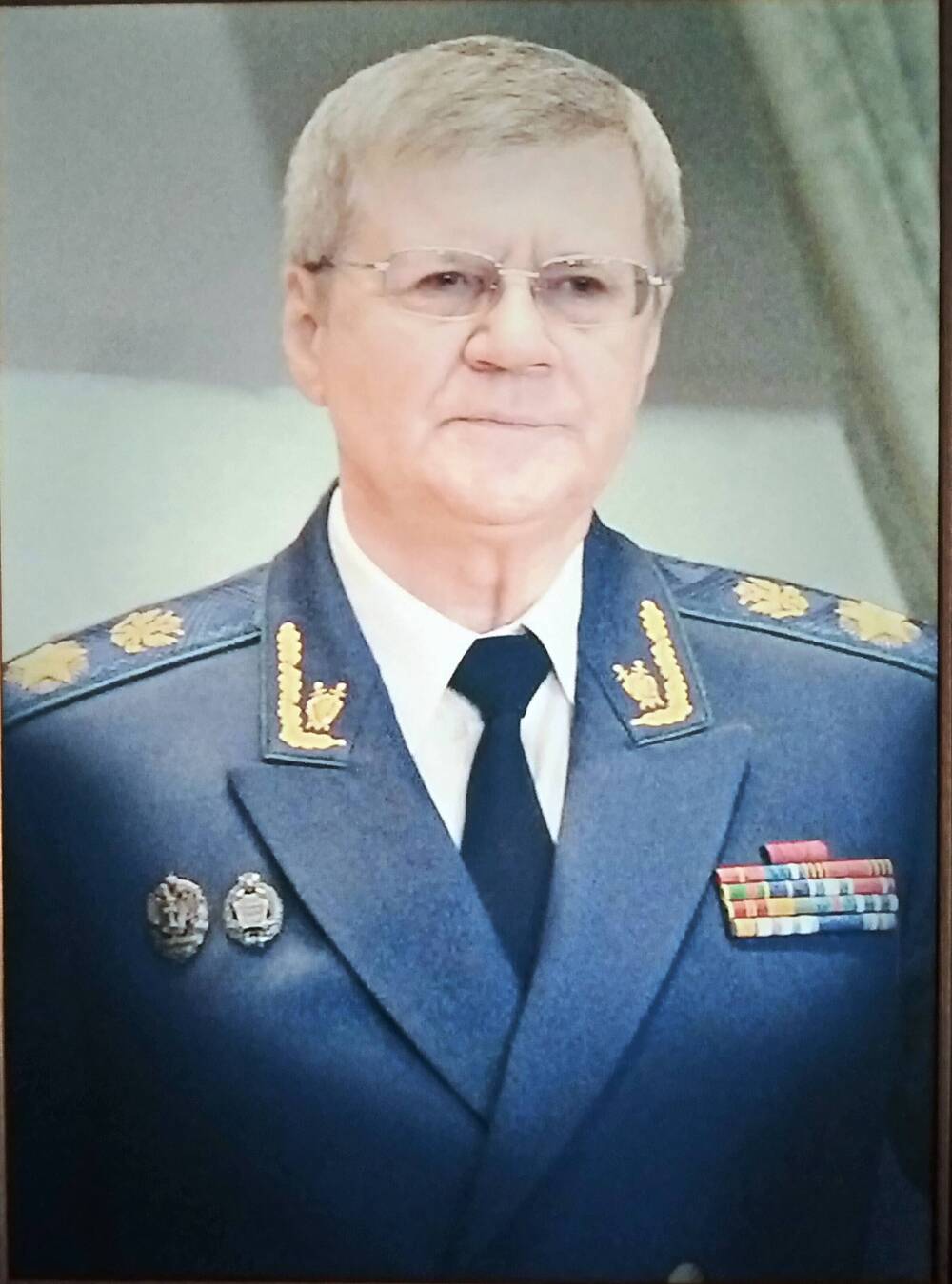 Портрет Юрия Чайка, бывшего генерального прокурора