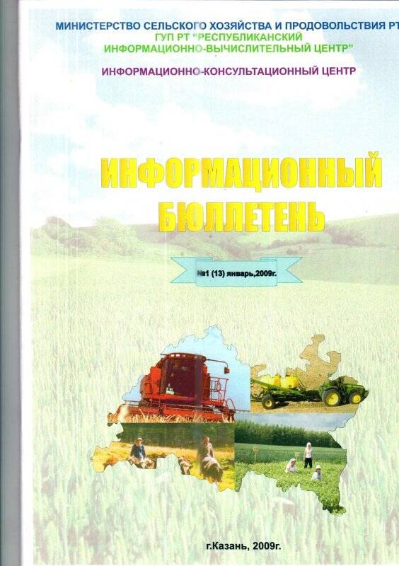 Журнал. «Информационный бюллетень», №1 (13) январь, 2009 г