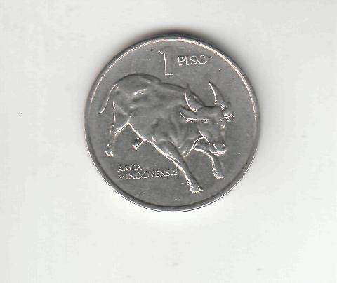 Монета 1 писо 1994 г. Филиппины.