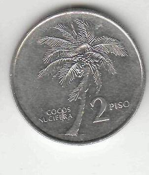 Монета 2 писо 1994 г. Филиппины.