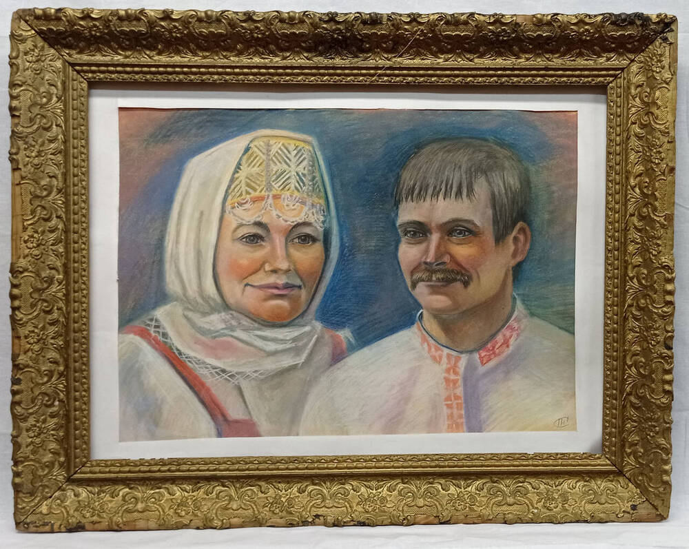 Картина Портрет Толстиковых Андрея и Галины