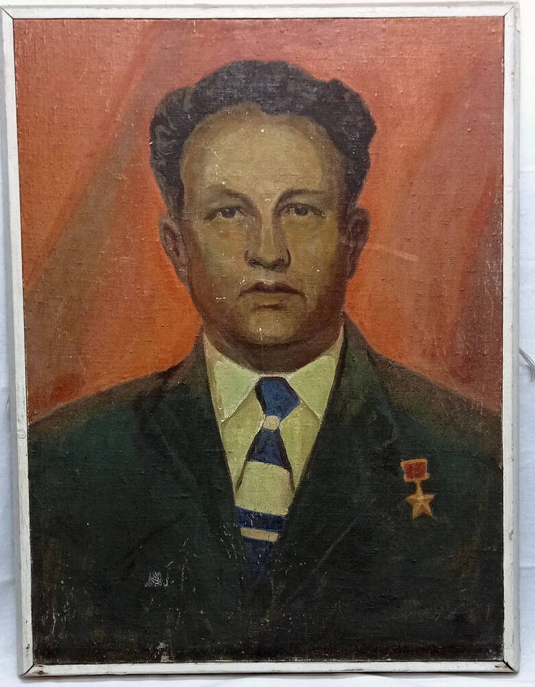Портрет героя Советского Союза Токуева Георгия Аркадьевича