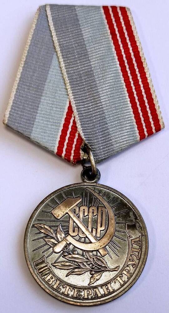 Медаль. Ветеран труда. Союз Советских Социалистических Республик, 1976 г.