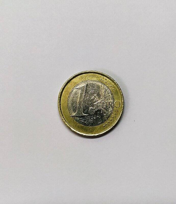 Монета 1 euro