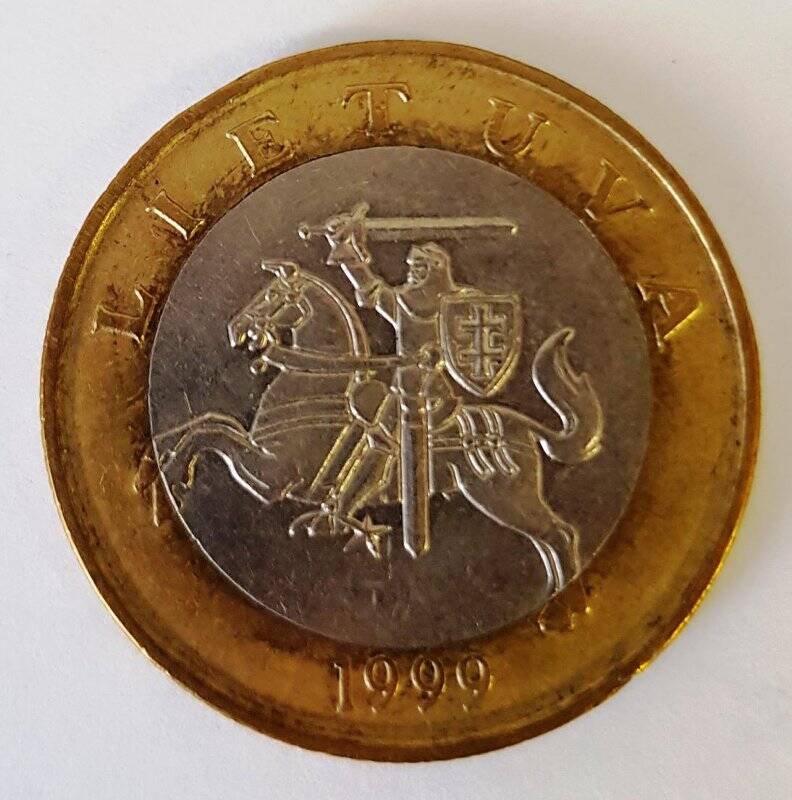 Монета иностранная. Литва