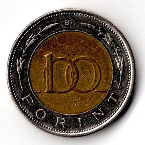 Монета. 100 форинтов
