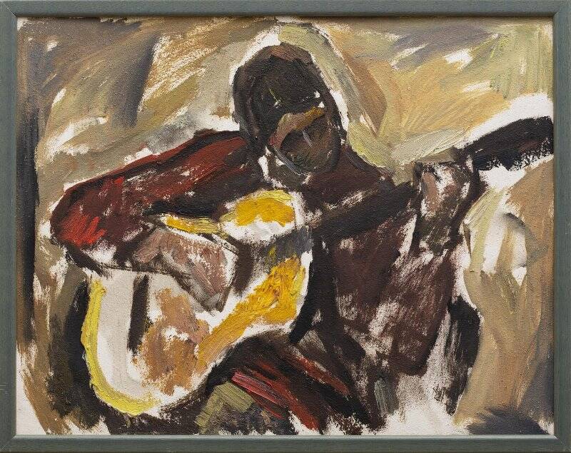 Картина «Юля с гитарой»