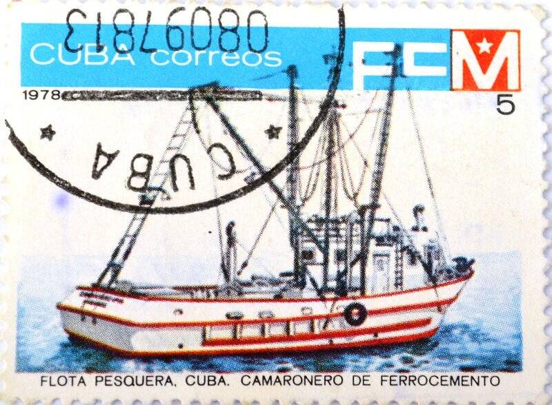 Почтовая марка (Куба) «Flota Pes Quera» (Морской флот)