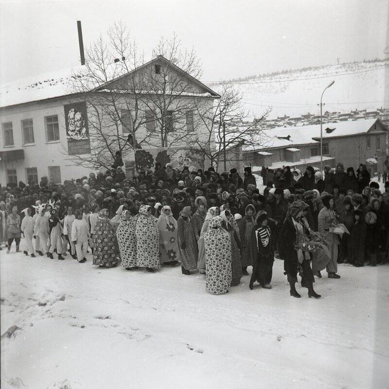 Негатив. По истории Алдана. Праздники. Проводы русской зимы.