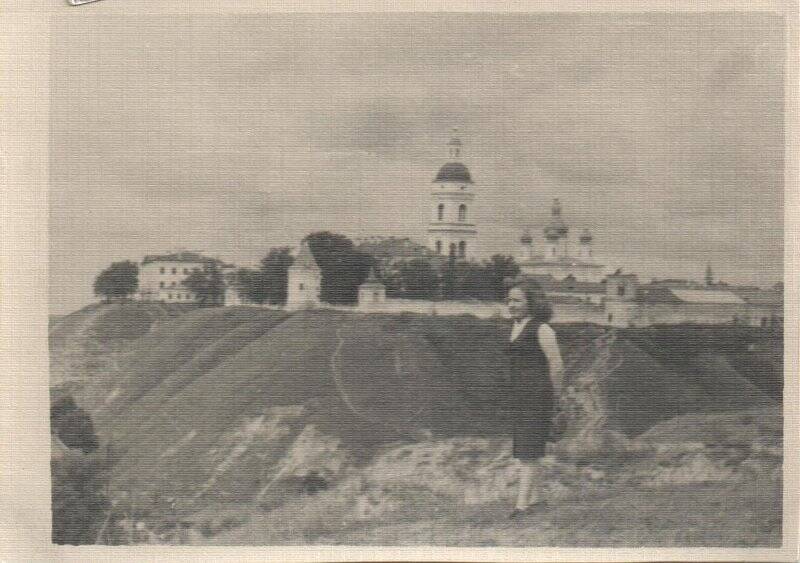 Фотография. Вид на Тобольский кремль с юго-восточной стороны.