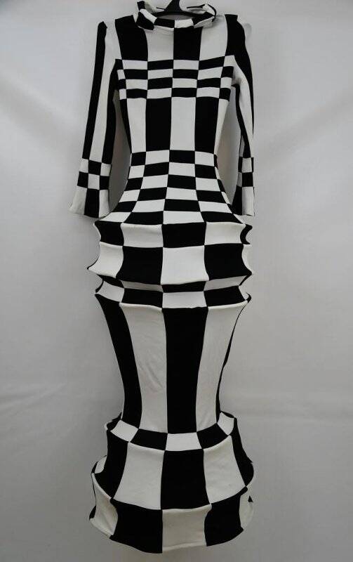 Платье, из комплекта № 3 коллекции костюмов «Шахматы»