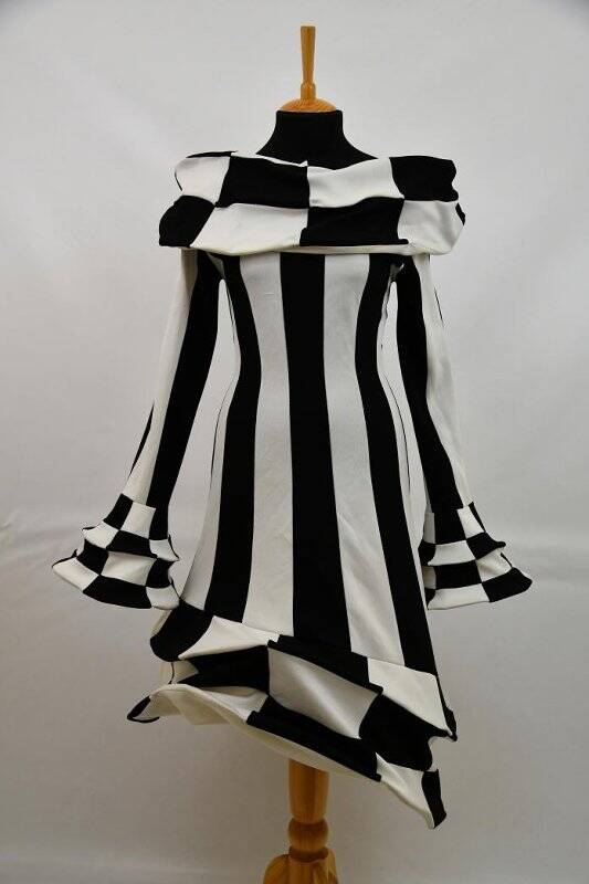 Платье, из комплекта № 4 коллекции костюмов «Шахматы»