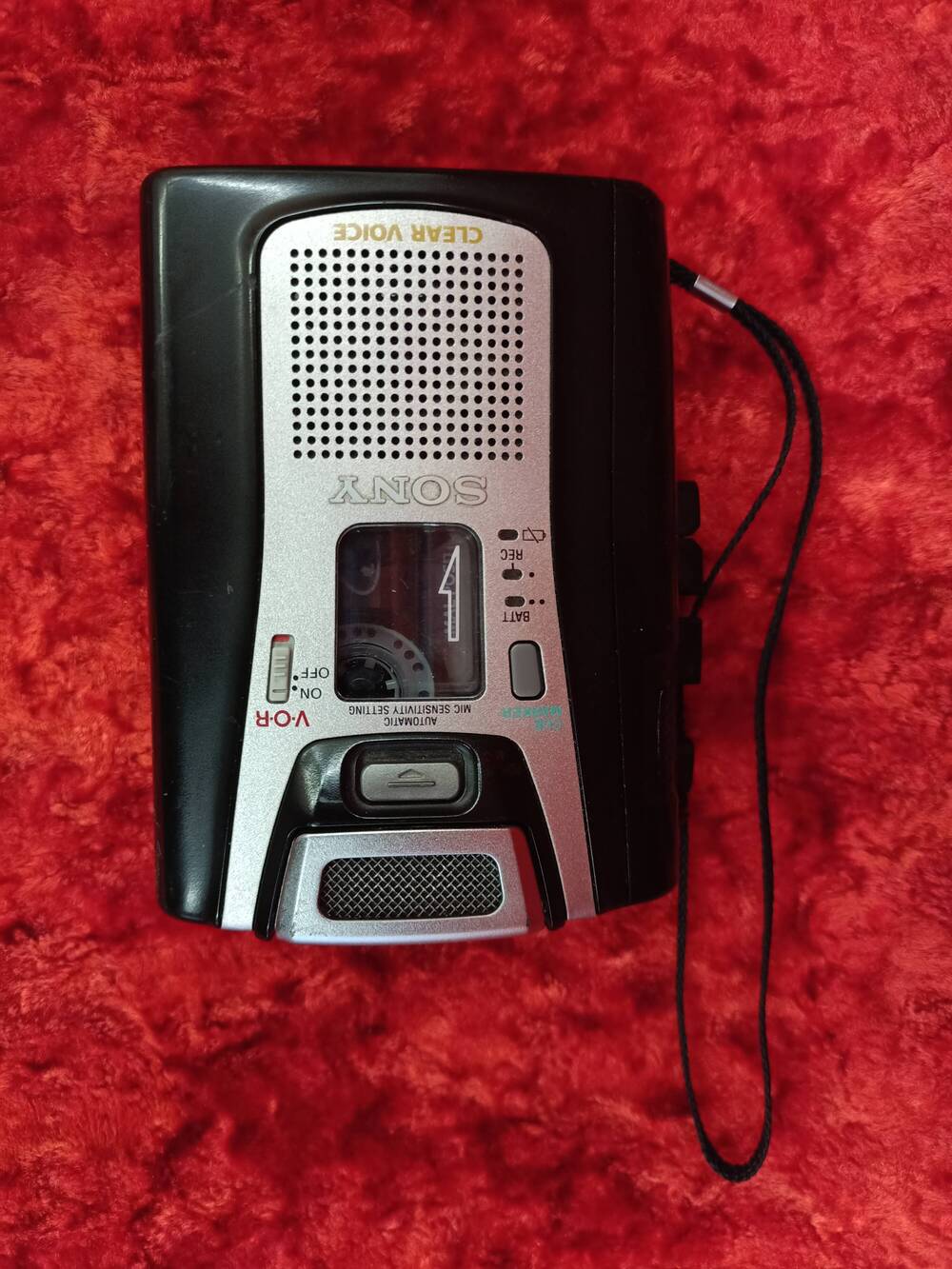 Кассетный аудиоплеер Sony TCM-459V Cassette Player Recorder Flat Mic Clear Voice