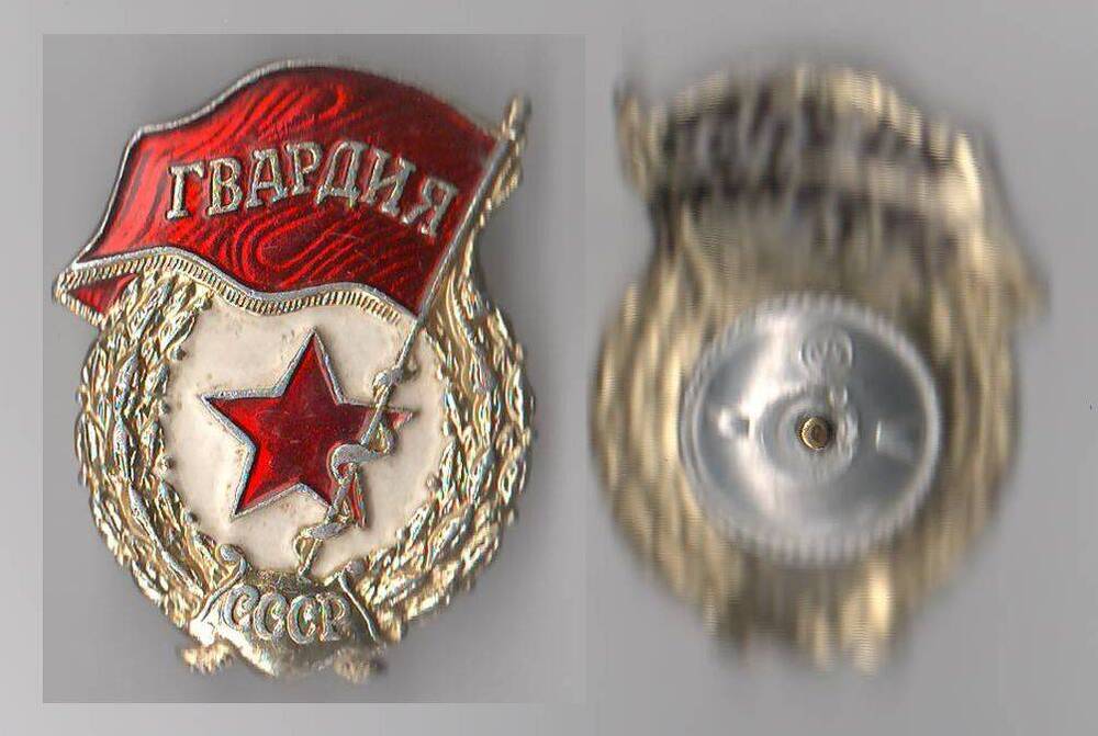 Знак Гвардия СССР Савенков А.М.