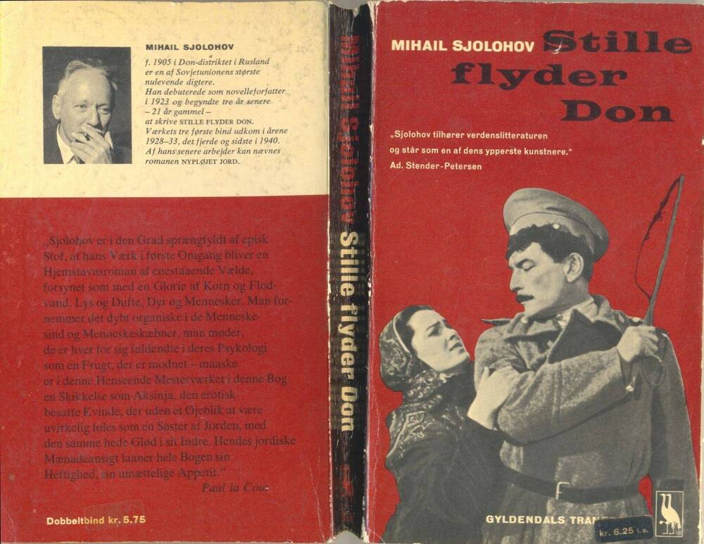 Книга Stille flyder Don (Тихий Дон) на датском языке.