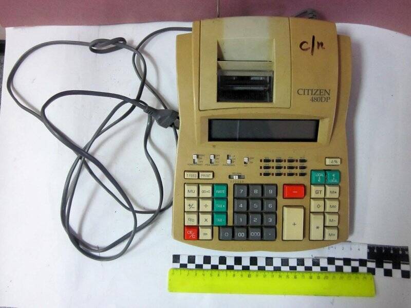 Калькулятор банковский электронный «СITIZEN 480 DP»