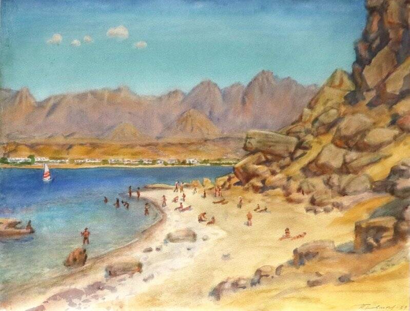 Дикий пляж. Из серии «Египет».