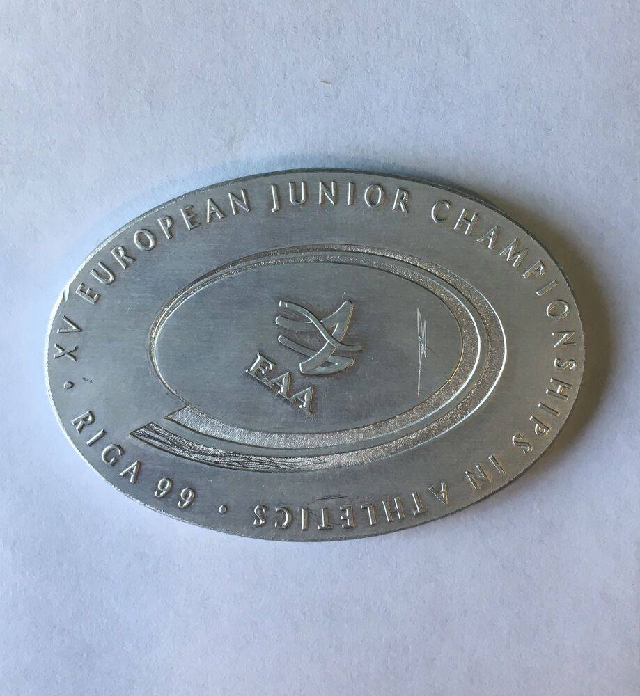 Медаль памятная Чемпионата Европы по легкой атлетики (юниоры)
