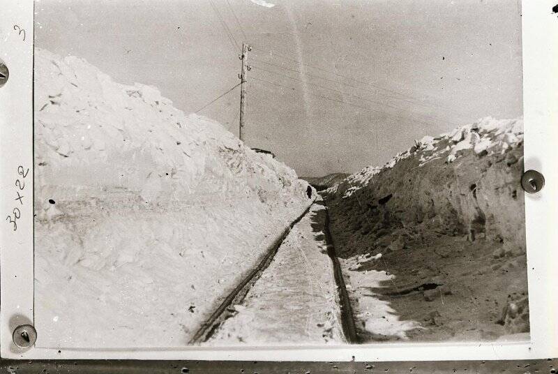 Фотография видовая. Первая железная дорога. 1936 г.