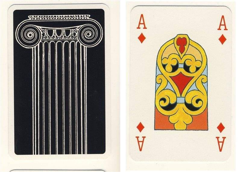 Туз бубен из колоды карт игральных Ancient cultures (серия Британский музей)